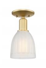 Innovations Lighting 716-1C-SG-G441 - Brookfield - 1 Light - 6 inch - Satin Gold - Semi-Flush Mount