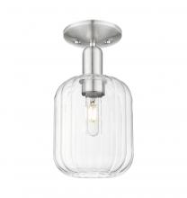Innovations Lighting 716-1C-SN-G460-7CL - Preston - 1 Light - 6 inch - Brushed Satin Nickel - Semi-Flush Mount