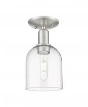 Innovations Lighting 716-1C-SN-G558-6CL - Bella - 1 Light - 6 inch - Brushed Satin Nickel - Semi-Flush Mount