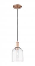 Innovations Lighting 716-1P-AC-G558-6CL - Bella - 1 Light - 6 inch - Antique Copper - Cord hung - Mini Pendant