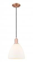 Innovations Lighting 716-1P-AC-GBD-91 - Bristol - 1 Light - 9 inch - Antique Copper - Cord hung - Mini Pendant