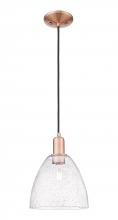 Innovations Lighting 716-1P-AC-GBD-94 - Bristol - 1 Light - 9 inch - Antique Copper - Cord hung - Mini Pendant