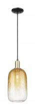 Innovations Lighting 716-1P-BAB-G482-7AM - Brookhaven Cloche - 1 Light - 6 inch - Black Antique Brass - Cord hung - Mini Pendant