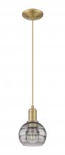 Innovations Lighting 716-1P-BB-G556-6SM - Rochester - 1 Light - 6 inch - Brushed Brass - Cord hung - Mini Pendant