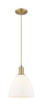 Innovations Lighting 716-1P-BB-GBD-91 - Bristol - 1 Light - 9 inch - Brushed Brass - Cord hung - Mini Pendant