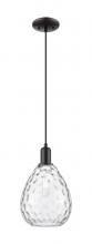 Innovations Lighting 716-1P-BK-G372 - Waverly - 1 Light - 8 inch - Matte Black - Cord hung - Mini Pendant