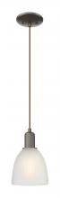 Innovations Lighting 716-1P-OB-G381 - Castile - 1 Light - 6 inch - Oil Rubbed Bronze - Cord hung - Mini Pendant