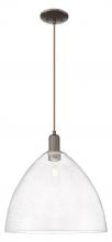 Innovations Lighting 716-1P-OB-GBD-164 - Bristol - 1 Light - 16 inch - Oil Rubbed Bronze - Cord hung - Mini Pendant