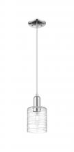 Innovations Lighting 716-1P-PC-G1113 - Cobbleskill - 1 Light - 5 inch - Polished Chrome - Cord hung - Mini Pendant