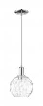 Innovations Lighting 716-1P-PC-G1215-8 - Athens Water Glass - 1 Light - 8 inch - Polished Chrome - Cord hung - Mini Pendant
