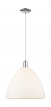 Innovations Lighting 716-1P-PN-GBD-161 - Bristol - 1 Light - 16 inch - Polished Nickel - Cord hung - Mini Pendant