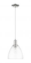 Innovations Lighting 716-1P-PN-GBD-92 - Bristol - 1 Light - 9 inch - Polished Nickel - Cord hung - Mini Pendant