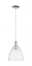 Innovations Lighting 716-1P-PN-GBD-94 - Bristol - 1 Light - 9 inch - Polished Nickel - Cord hung - Mini Pendant