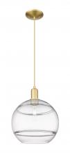 Innovations Lighting 716-1P-SG-G556-12CL - Rochester - 1 Light - 12 inch - Satin Gold - Cord hung - Mini Pendant