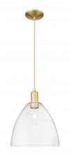 Innovations Lighting 716-1P-SG-GBD-122 - Bristol - 1 Light - 12 inch - Satin Gold - Cord hung - Mini Pendant