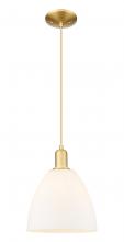 Innovations Lighting 716-1P-SG-GBD-91 - Bristol - 1 Light - 9 inch - Satin Gold - Cord hung - Mini Pendant