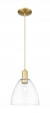Innovations Lighting 716-1P-SG-GBD-92 - Bristol - 1 Light - 9 inch - Satin Gold - Cord hung - Mini Pendant