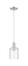 Innovations Lighting 716-1P-SN-G1113 - Cobbleskill - 1 Light - 5 inch - Brushed Satin Nickel - Cord hung - Mini Pendant