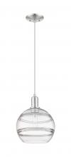 Innovations Lighting 716-1P-SN-G556-10CL - Rochester - 1 Light - 10 inch - Brushed Satin Nickel - Cord hung - Mini Pendant