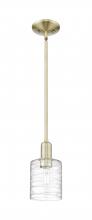 Innovations Lighting 716-1S-AB-G1113 - Cobbleskill - 1 Light - 5 inch - Antique Brass - Stem hung - Mini Pendant