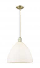 Innovations Lighting 716-1S-AB-GBD-161 - Bristol - 1 Light - 16 inch - Antique Brass - Stem hung - Mini Pendant