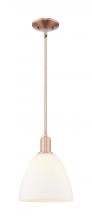 Innovations Lighting 716-1S-AC-GBD-91 - Bristol - 1 Light - 9 inch - Antique Copper - Stem hung - Mini Pendant