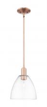 Innovations Lighting 716-1S-AC-GBD-92 - Bristol - 1 Light - 9 inch - Antique Copper - Stem hung - Mini Pendant