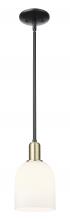 Innovations Lighting 716-1S-BAB-G558-6GWH - Bella - 1 Light - 6 inch - Black Antique Brass - Stem hung - Mini Pendant