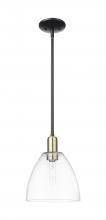 Innovations Lighting 716-1S-BAB-GBD-92 - Bristol - 1 Light - 9 inch - Black Antique Brass - Stem hung - Mini Pendant