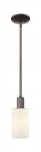 Innovations Lighting 716-1S-OB-G801 - Clymer - 1 Light - 4 inch - Oil Rubbed Bronze - Stem hung - Mini Pendant
