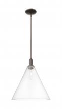 Innovations Lighting 716-1S-OB-GBC-162 - Berkshire Glass - 1 Light - 16 inch - Oil Rubbed Bronze - Stem hung - Mini Pendant