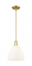 Innovations Lighting 716-1S-SG-GBD-91 - Bristol - 1 Light - 9 inch - Satin Gold - Stem hung - Mini Pendant