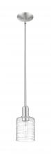 Innovations Lighting 716-1S-SN-G1113 - Cobbleskill - 1 Light - 5 inch - Brushed Satin Nickel - Stem hung - Mini Pendant