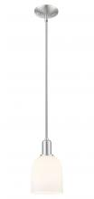 Innovations Lighting 716-1S-SN-G558-6GWH - Bella - 1 Light - 6 inch - Brushed Satin Nickel - Stem hung - Mini Pendant