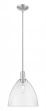 Innovations Lighting 716-1S-SN-GBD-124 - Bristol - 1 Light - 12 inch - Brushed Satin Nickel - Stem hung - Mini Pendant