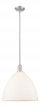 Innovations Lighting 716-1S-SN-GBD-161 - Bristol - 1 Light - 16 inch - Brushed Satin Nickel - Stem hung - Mini Pendant