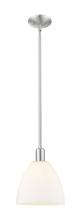 Innovations Lighting 716-1S-SN-GBD-91 - Bristol - 1 Light - 9 inch - Brushed Satin Nickel - Stem hung - Mini Pendant