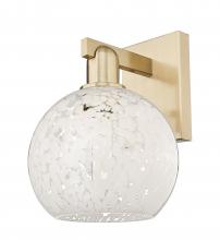 Innovations Lighting 716-1W-CB-G1216-8WM - White Mouchette - 1 Light - 8 inch - Champagne Bronze - Sconce