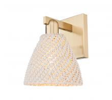 Innovations Lighting 716-1W-CB-NBD-75-NAT - Bristol Natural - 1 Light - 6 inch - Champagne Bronze - Sconce