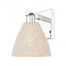 Innovations Lighting 716-1W-PC-NBD-75-NAT - Bristol Natural - 1 Light - 6 inch - Polished Chrome - Sconce