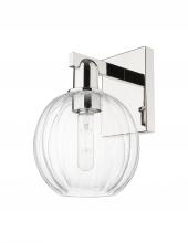 Innovations Lighting 716-1W-PN-G458-7CL - Preston Globe - 1 Light - 6 inch - Polished Nickel - Sconce