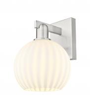 Innovations Lighting 716-1W-SN-G1217-8WV - White Venetian - 1 Light - 8 inch - Brushed Satin Nickel - Sconce