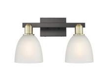 Innovations Lighting 716-2W-BAB-G381 - Castile - 2 Light - 17 inch - Black Antique Brass - Bath Vanity Light