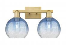 Innovations Lighting 716-2W-BB-G483-8SB - Brookhaven Globe - 2 Light - 16 inch - Brushed Brass - Bath Vanity Light