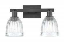 Innovations Lighting 716-2W-BK-G442 - Brookfield - 2 Light - 17 inch - Matte Black - Bath Vanity Light