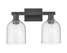 Innovations Lighting 716-2W-BK-G558-6SDY - Bella - 2 Light - 17 inch - Matte Black - Bath Vanity Light