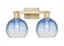 Innovations Lighting 716-2W-CB-G483-8SB - Brookhaven Globe - 2 Light - 16 inch - Champagne Bronze - Bath Vanity Light