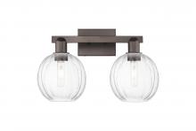 Innovations Lighting 716-2W-OB-G458-7CL - Preston Globe - 2 Light - 16 inch - Oil Rubbed Bronze - Bath Vanity Light