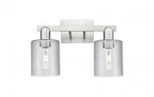 Innovations Lighting 716-2W-SN-G112 - Cobbleskill - 2 Light - 16 inch - Brushed Satin Nickel - Bath Vanity Light