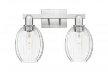 Innovations Lighting 716-2W-SN-G459-6CL - Preston Bulb - 2 Light - 16 inch - Brushed Satin Nickel - Bath Vanity Light